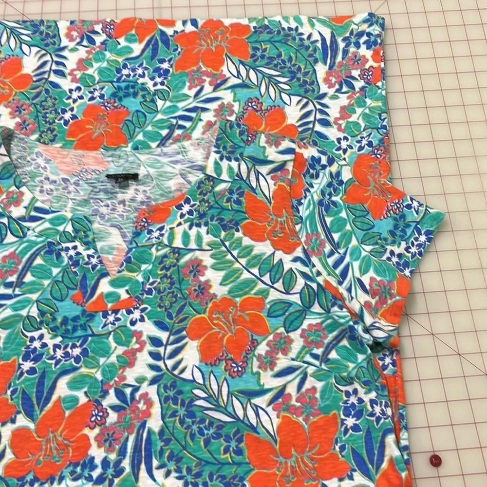 TALBOTS Tropical Cotton Dress, EUC - Picture 8 of 12